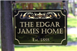 The Edgar James Home, 307 S. Laurel Street Sign