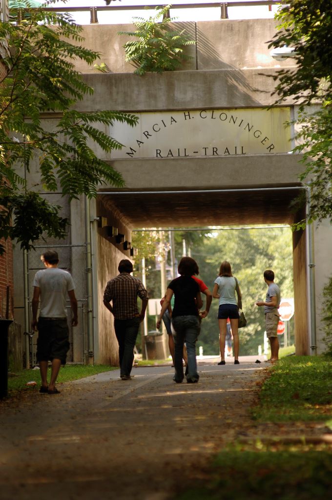 rail trail at tunnel