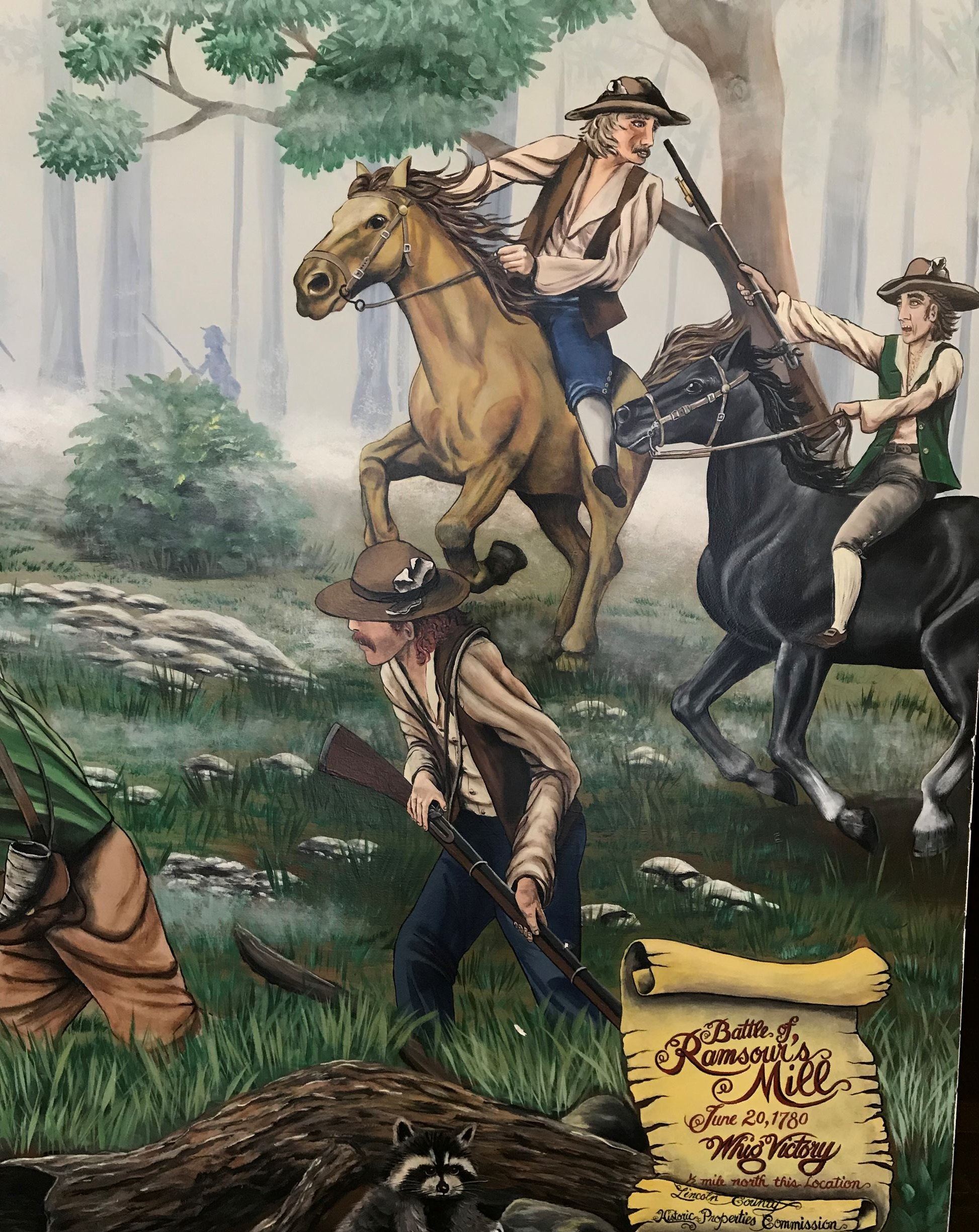 Battle of Ramsours Mill close-up