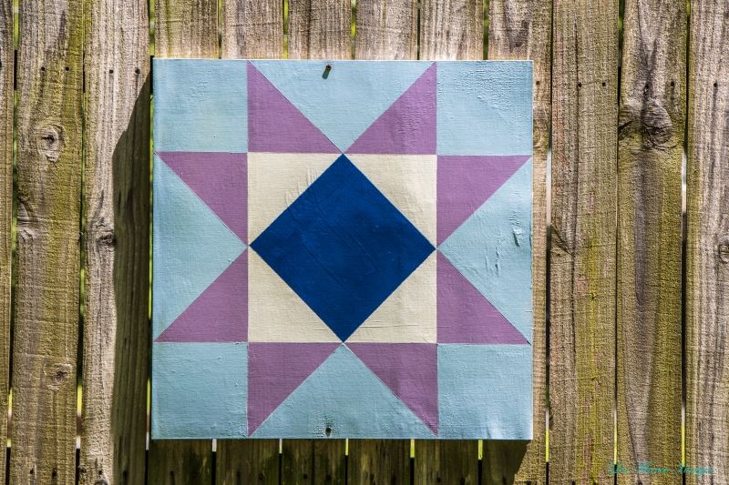 501 Grier Street Blues, Lavender, and White