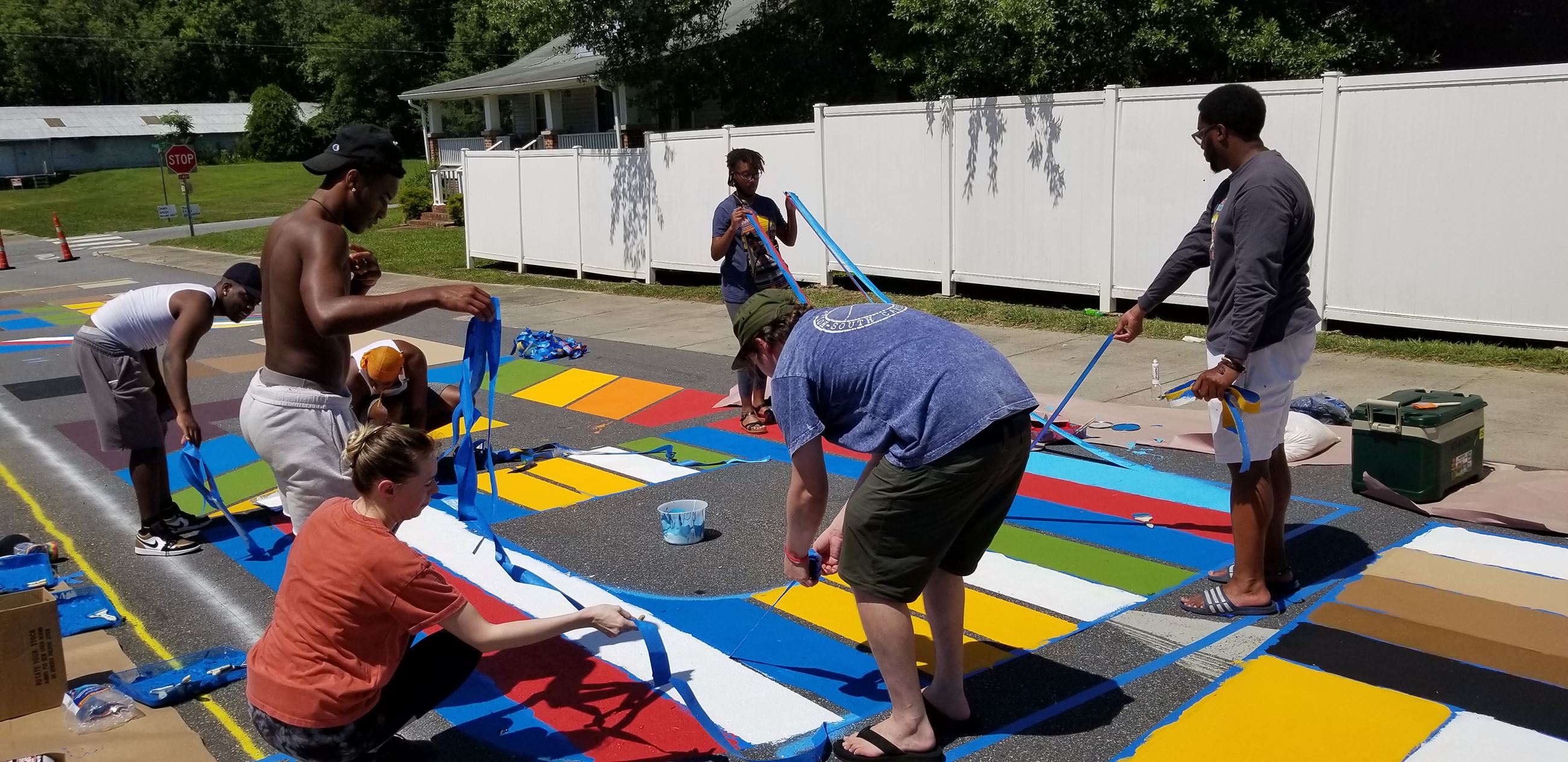 United We Stand Mural - Saturday, 20200711