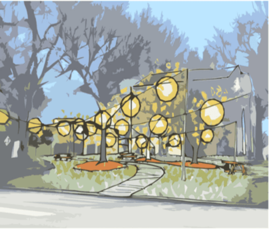 dining area rendering